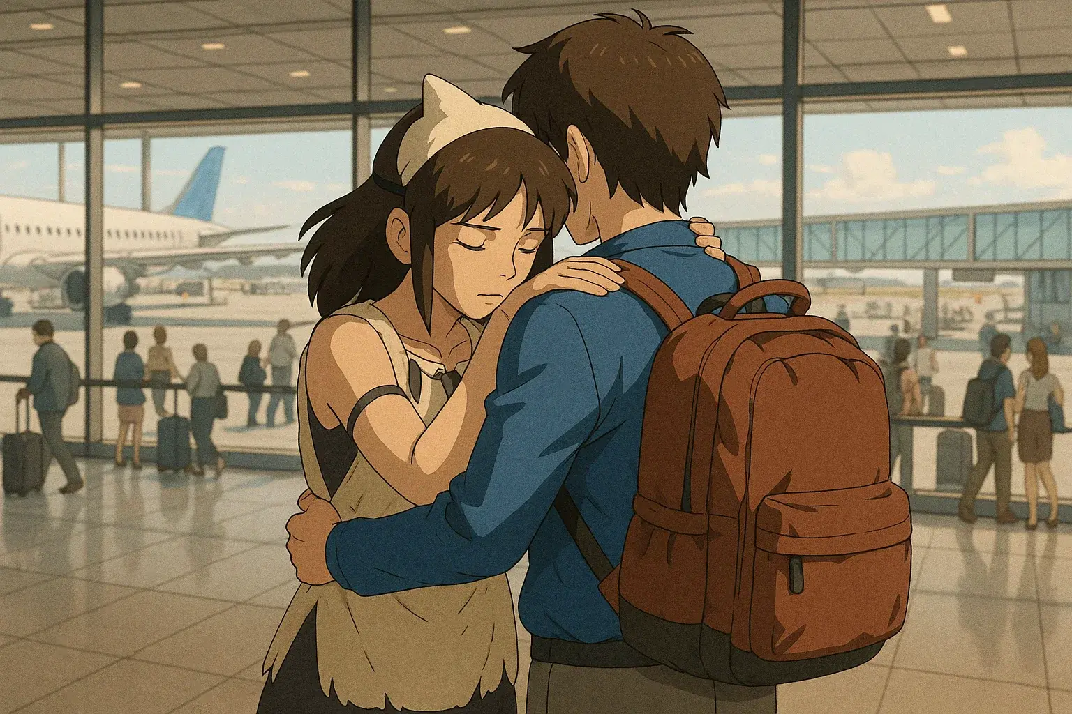 illustration for goodbye