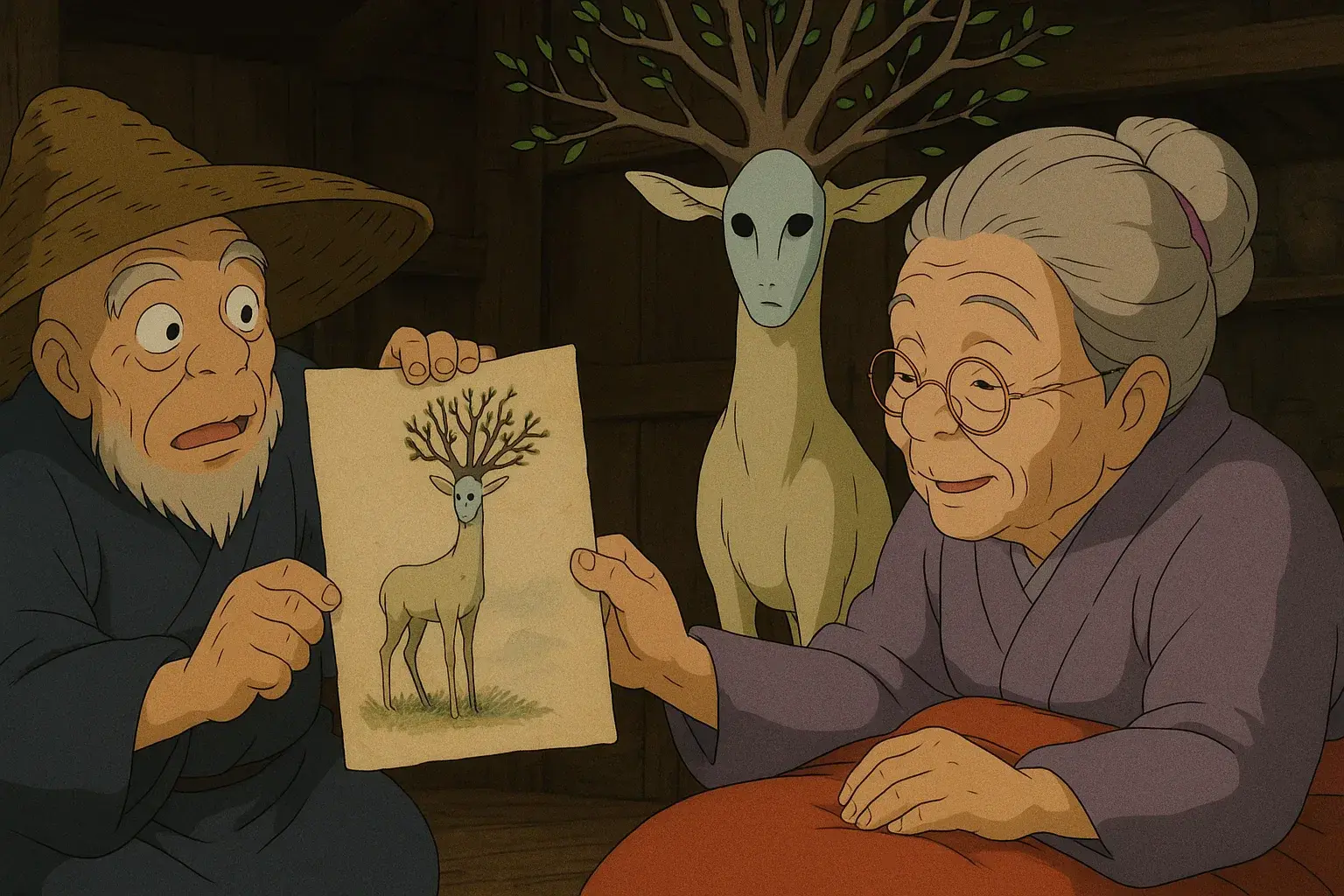 illustration for grandmother