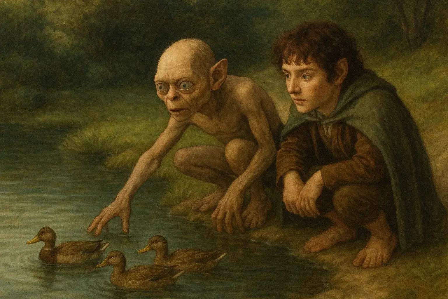 illustration for duck