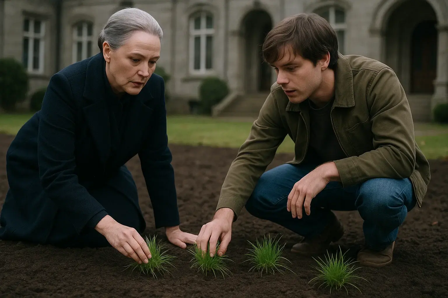 illustration for grass