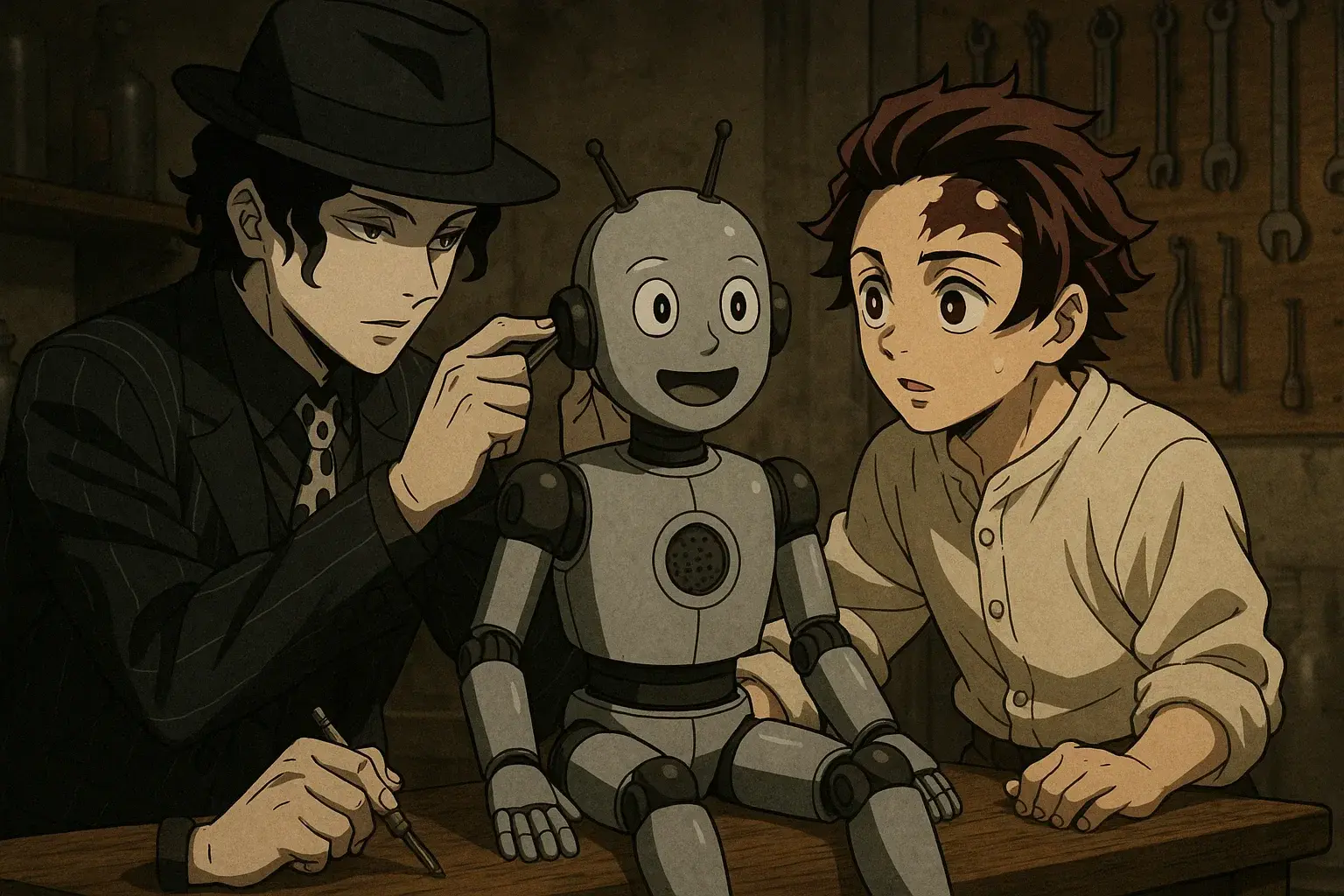 illustration for robot