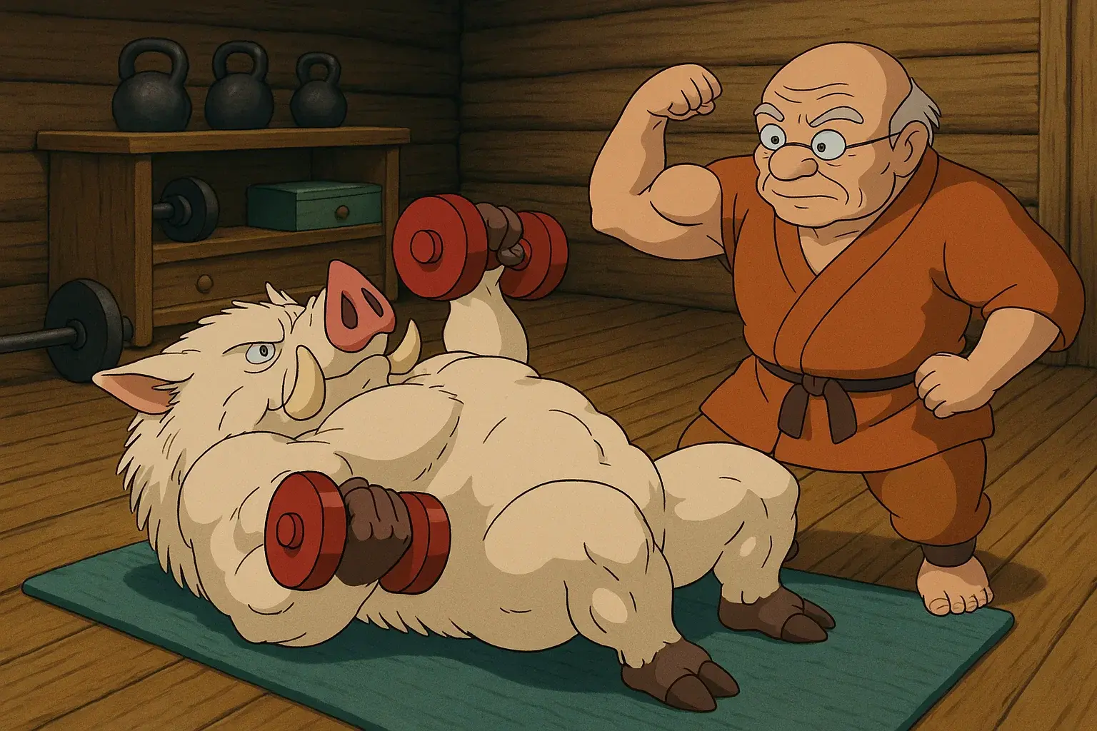 illustration for muscle