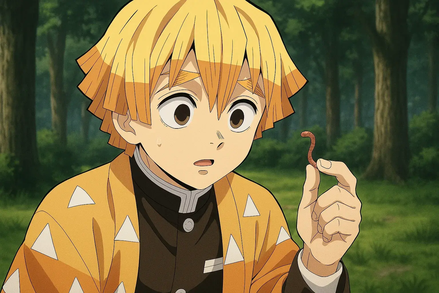 illustration for worm