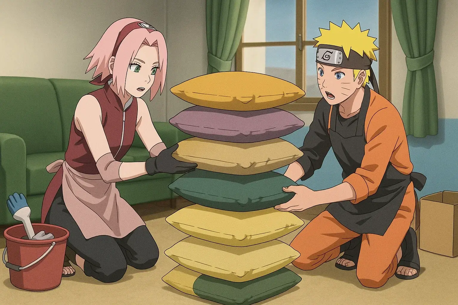 illustration for cushion