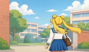 illustration for leave