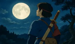 illustration for moon