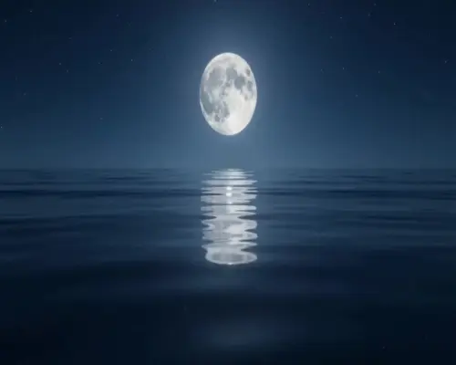 illustration for moon