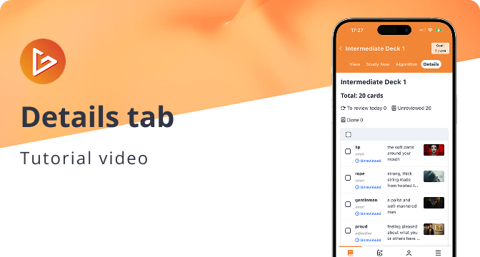 Details tab